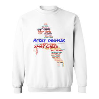 Merry Dog-Mas Miniature Schnauzer Sweatshirt | Favorety