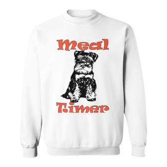 Miniature Schnauzer At Home Meal Timer Multi Tasking Dog Sweatshirt | Favorety DE