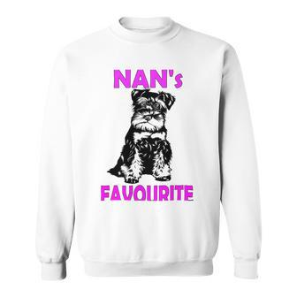 Miniature Schnauzer At Home Nans Favourite Multi Tasking Dog Sweatshirt | Favorety CA