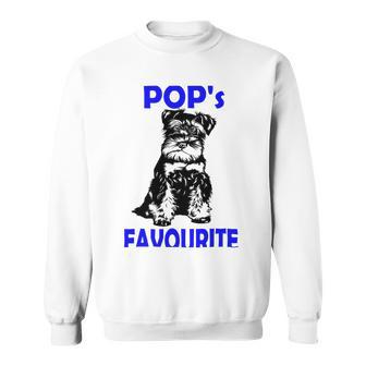 Miniature Schnauzer At Home Pops Favourite Multi Tasking Dog Sweatshirt | Favorety