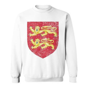 Normandy Coat Of Arms Flag France Norman Two Leopards Sweatshirt | Mazezy UK