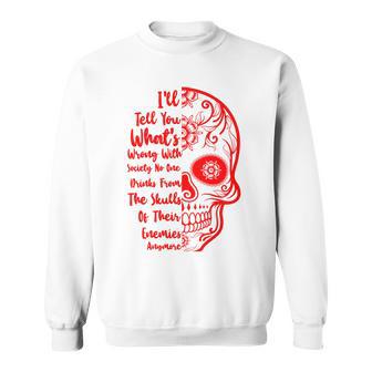 Official Wrong Society Drink From The Skull Of Your Enemies V3 Sweatshirt | Favorety