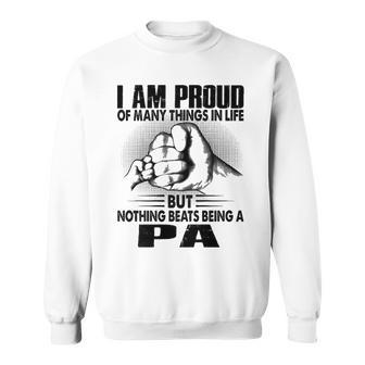 Pa Grandpa Gift Nothing Beats Being A Pa Sweatshirt - Seseable