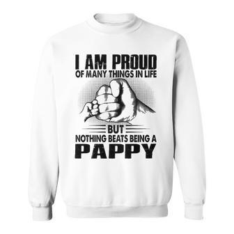 Pappy Grandpa Gift Nothing Beats Being A Pappy Sweatshirt - Seseable