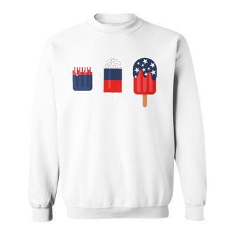 Patriotic S For Women 4Th Of July S Women Popsicle Sweatshirt - Thegiftio UK