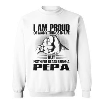 Pepa Grandpa Gift Nothing Beats Being A Pepa Sweatshirt - Seseable
