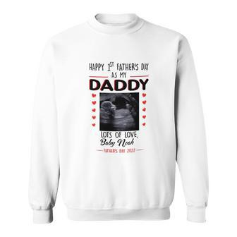 Personalized Happy 1St Fathers Day As My Daddy Mug 2 Sweatshirt - Monsterry