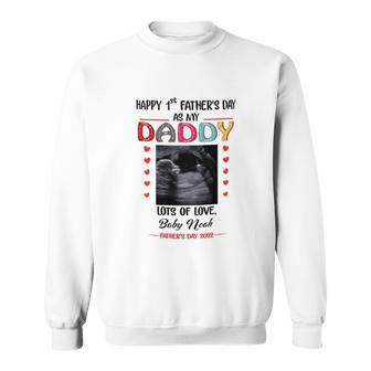 Personalized Happy 1St Fathers Day As My Daddy Mug Sweatshirt - Monsterry DE