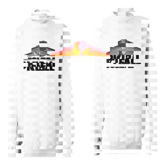 Pickleball Lovers Design With Paddles And Ball Pickleball Sweatshirt | Mazezy