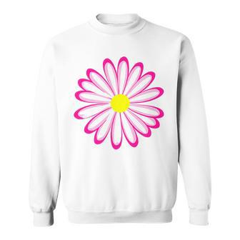 Pink Daisy T By Claudia Flores Sweatshirt - Thegiftio UK