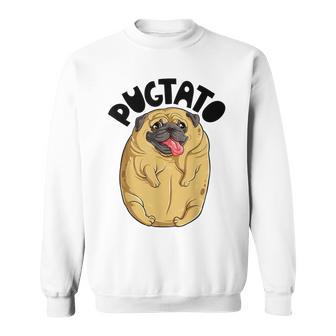 Pugtato Pug Potato Dog Lovers Costume Funny Meme Gifts Sweatshirt | Favorety