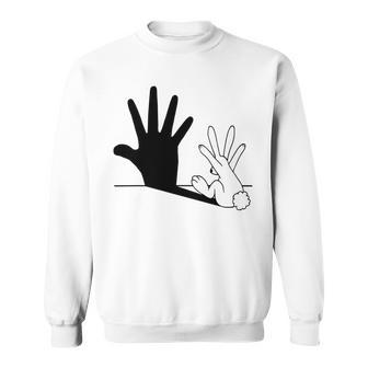 Rabbit Hand Shadow Sweatshirt | Favorety AU