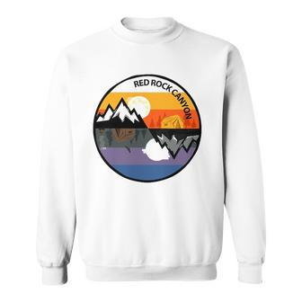 Retro Vintage Red Rock Canyon Souvenir Camping Sweatshirt | Mazezy