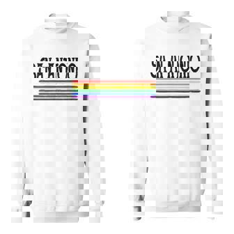 San Antonio Gay Pride World Parade Rainbow Flag Lgbt Sweatshirt - Thegiftio