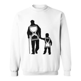 Sentimental Father S Time Is Precious Sweatshirt | Mazezy