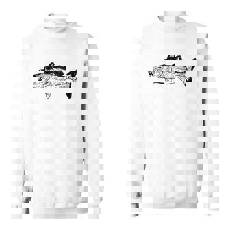 Snook Fish Portrait Cool Snook Fishing Mens Gift Sweatshirt - Thegiftio