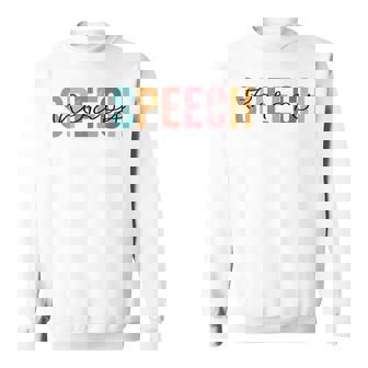 Speech Therapy Speech Language Pathologist Therapist V7 Sweatshirt - Thegiftio UK