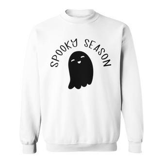 Spooky Season Ghost Chest Cute Fall Autumn Halloween Sweatshirt - Seseable
