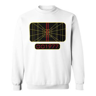 Stay On Target 1977 Targeting Computer Sweatshirt - Monsterry