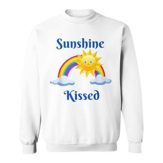 Sunshine Kissed Love Sun Warmth Smiling Brightly Happy Day Sweatshirt - Thegiftio UK
