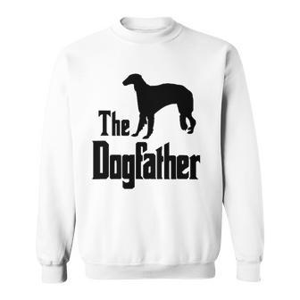 The Dogfather - Funny Dog Gift Funny Borzoi Sweatshirt | Mazezy
