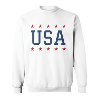 Usa Women Men Patriotic American Pride 4Th Of July Sweatshirt | Mazezy