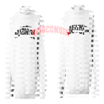 Varsity Wisconsin Grey State Home Roots Sweatshirt - Thegiftio