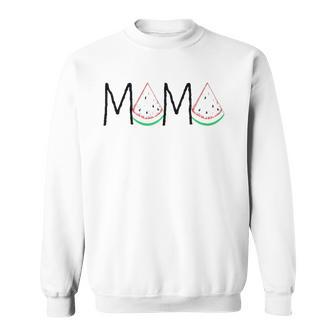 Watermelon Mama - Mothers Day Gift - Funny Melon Fruit Sweatshirt | Mazezy