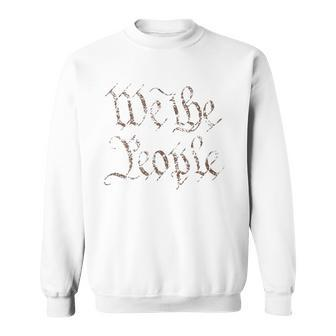 We The People Constitution Sweatshirt | Mazezy