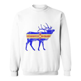 New Mexico Elk Elk Hunting Sweatshirt - Monsterry CA