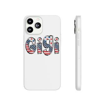 America Gigi Retro American Flag Patriotic Gigi 4Th Of July Phonecase iPhone - Seseable