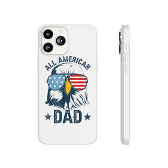 Retro All American Dad 4Th Of July Daddy Eagle Usa Phonecase iPhone - Seseable