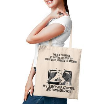 Biden The Real Shortage We Have In This Country Is Not Wood Chicken Tote Bag | Mazezy