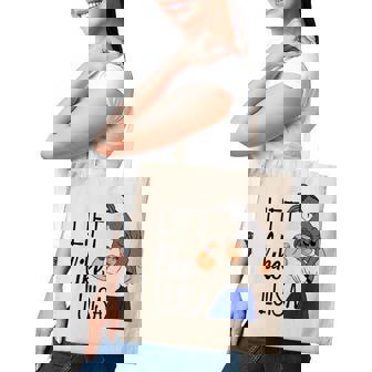 Funny Lift Like Luisa Womens Mens Raglan Baseball Tee Tote Bag | Mazezy