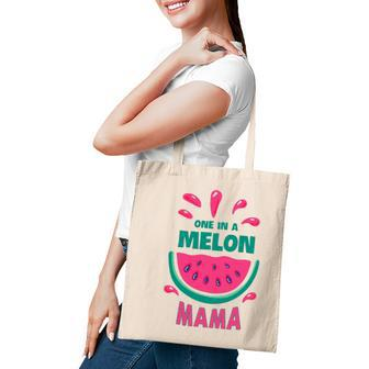 One In A Melon Mama Watermelon Funny Family Matching Mothers Day Tote Bag | Mazezy CA
