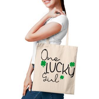 One Lucky Girl Funny St Patrick Day Tote Bag | Favorety AU