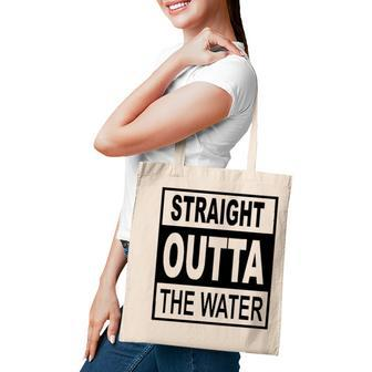Straight Outta The Water - Christian Baptism Tote Bag