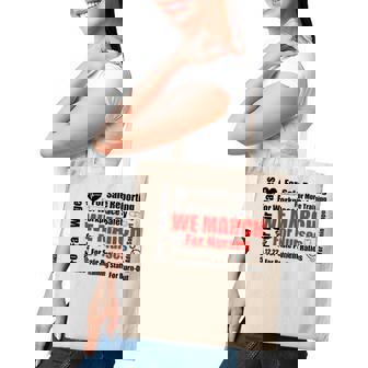 We March For Nurses Rn Nurse Million Nurse March Tote Bag | Mazezy