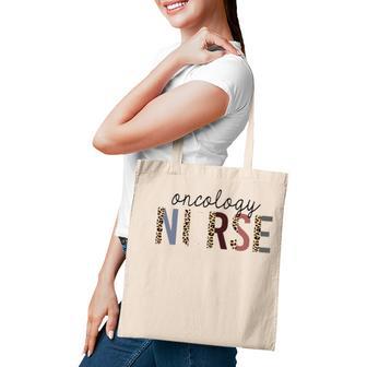 Womens Oncology Nurse Leopard Print Nursing School Women Tote Bag | Mazezy