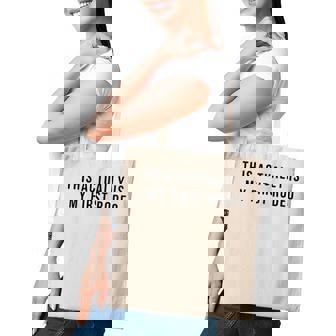 Womens This Actually Is My First Rodeo Tote Bag | Mazezy