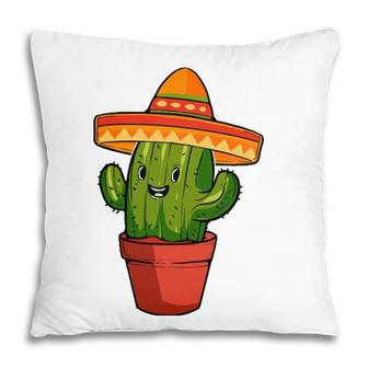 Cactus Cinco De Mayo Mexican V2 Pillow | Mazezy