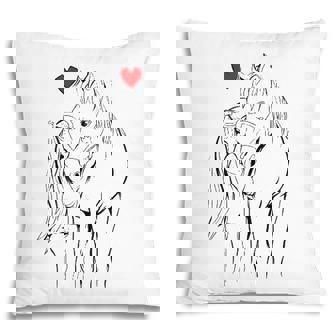 Horse Girl Women Horseback Riding Pillow | Mazezy