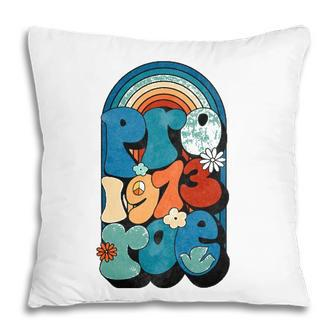 Pro Roe 1973 Pro Choice Womens Rights Retro Vintage Groovy Pillow