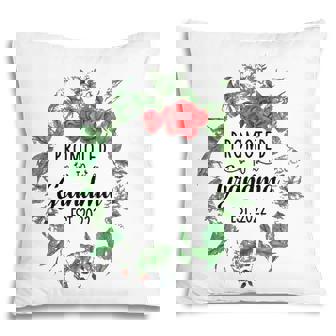 Promoted To Grandma Est 2022 Women Flower First Time Grandma Pillow | Mazezy