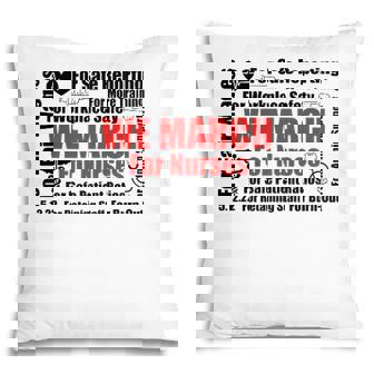 We March For Nurses Rn Nurse Million Nurse March Pillow | Mazezy