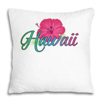 Womens Aloha Hawaii From The Island - Feel The Aloha Flower Spirit Pillow | Mazezy