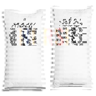 Womens Oncology Nurse Leopard Print Nursing School Women Pillow | Mazezy