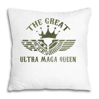 Womens The Great Ultra Maga Queen Pillow | Mazezy