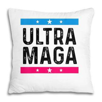 Womens Ultra Mega Patriotic Trump Republicans Conservatives Vote Trump Pillow | Mazezy