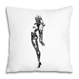 Zombie Pin-Up Girl Pillow | Mazezy